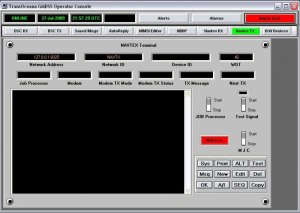 NAVTEX Operator Console interface